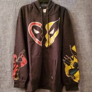 Best Friends Deadpool And Wolverine Zipper Hoodie
